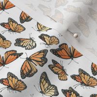 Small Scale Watercolor Monarchs
