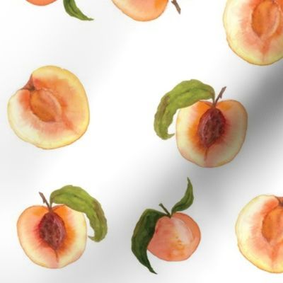 Spring Peaches Pattern 