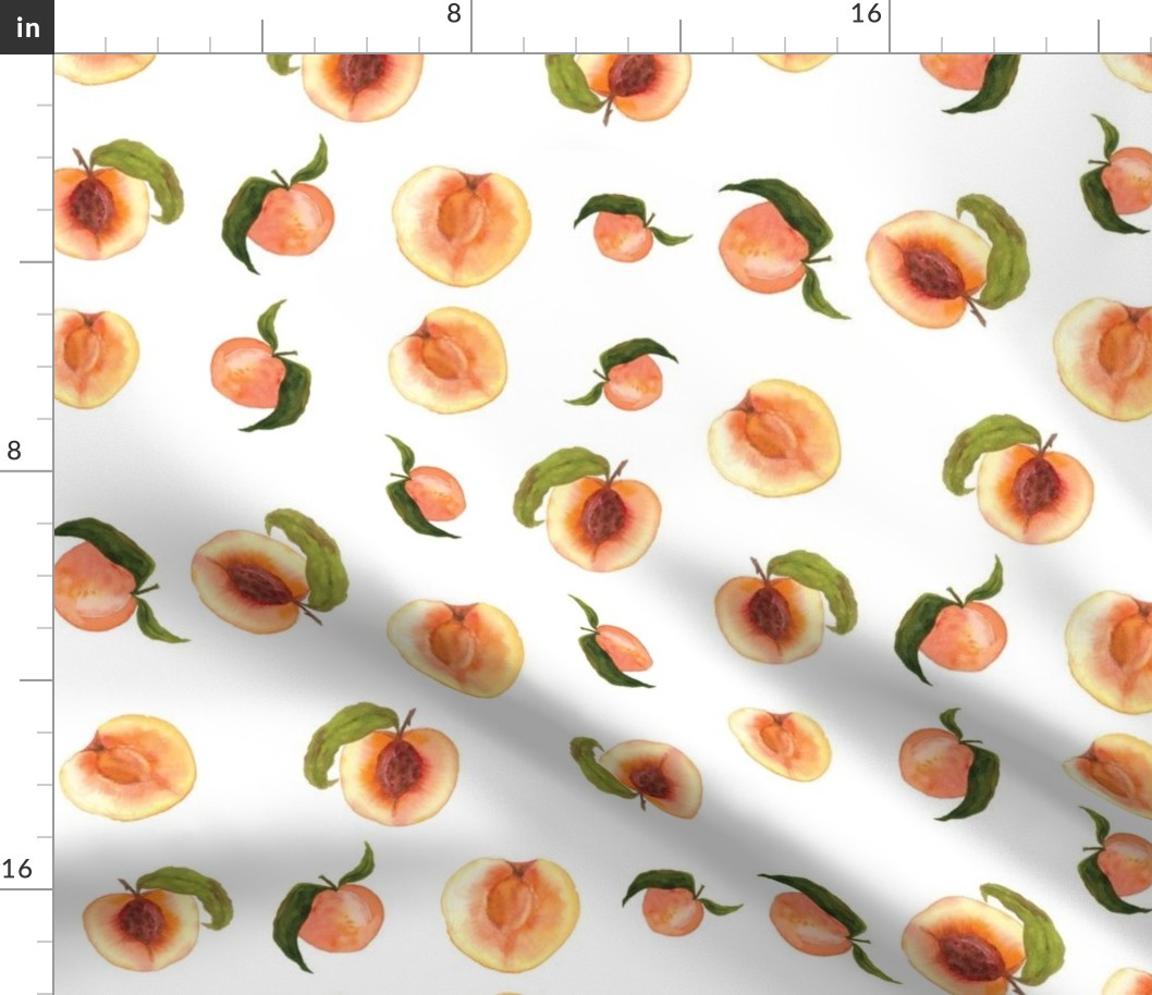 Spring Peaches Pattern 