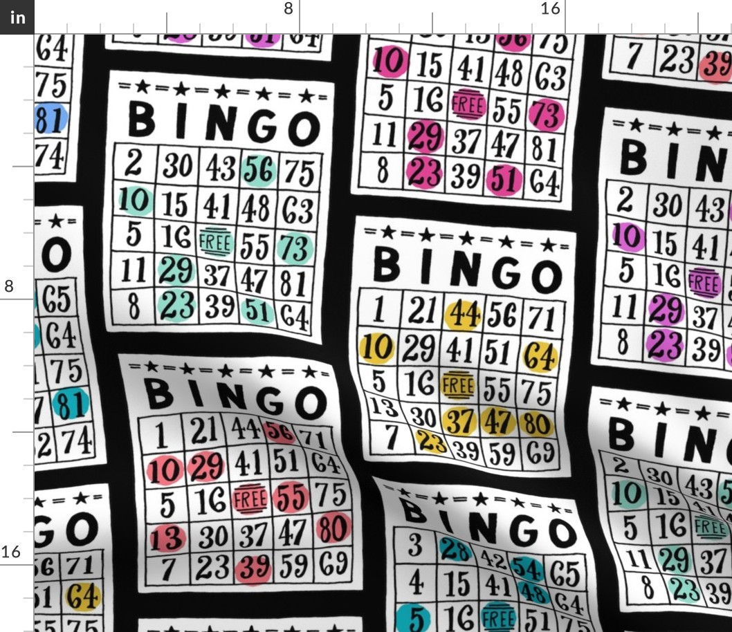 bingo - large scale black