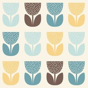 Flower Pattern: Poppy: Autumn