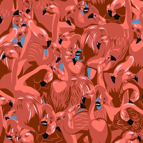 Flamingo camouflage 