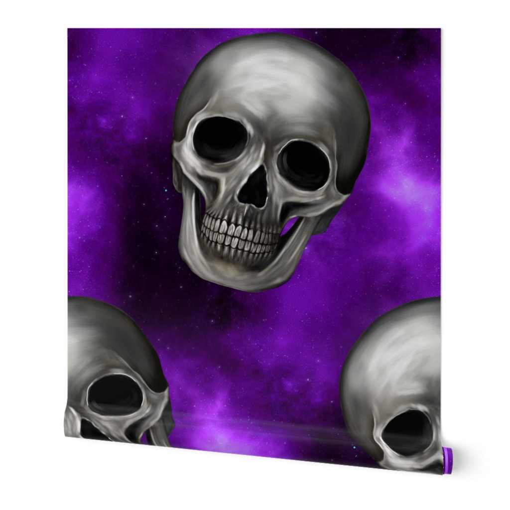 Purple skull sky Large