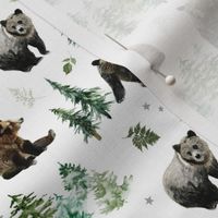 Small / Woodland Bears and Forest Trees