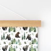 Small / Woodland Bears and Forest Trees