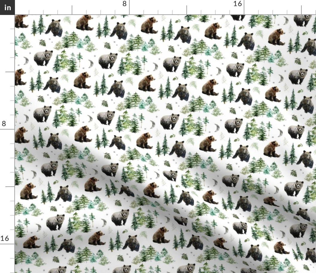 Small / Woodland Bears and Forest Trees