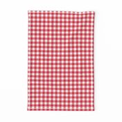 red and white plaid - check - LAD20