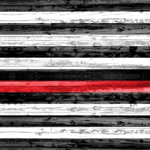 18"x18" panel - thin red line stripes - C20BS