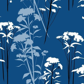 eupatorium flowers - classic blue