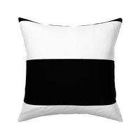 Giant Stripe Black and White Horizontal