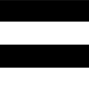 Giant Stripe Black and White Horizontal