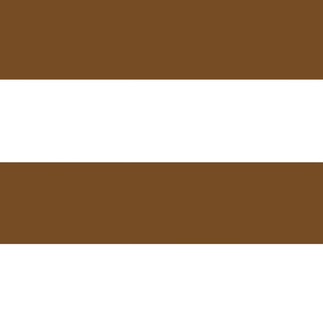 Giant Stripe Brown and White Horizontal