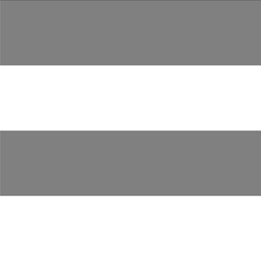 Giant Stripe Gray and White Horiztonal