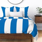 Giant Stripe Blue and White Vertical