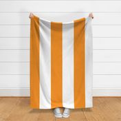 Giant Stripe Orange and White Vertical