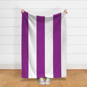 Giant Stripe Purple and White Vertical