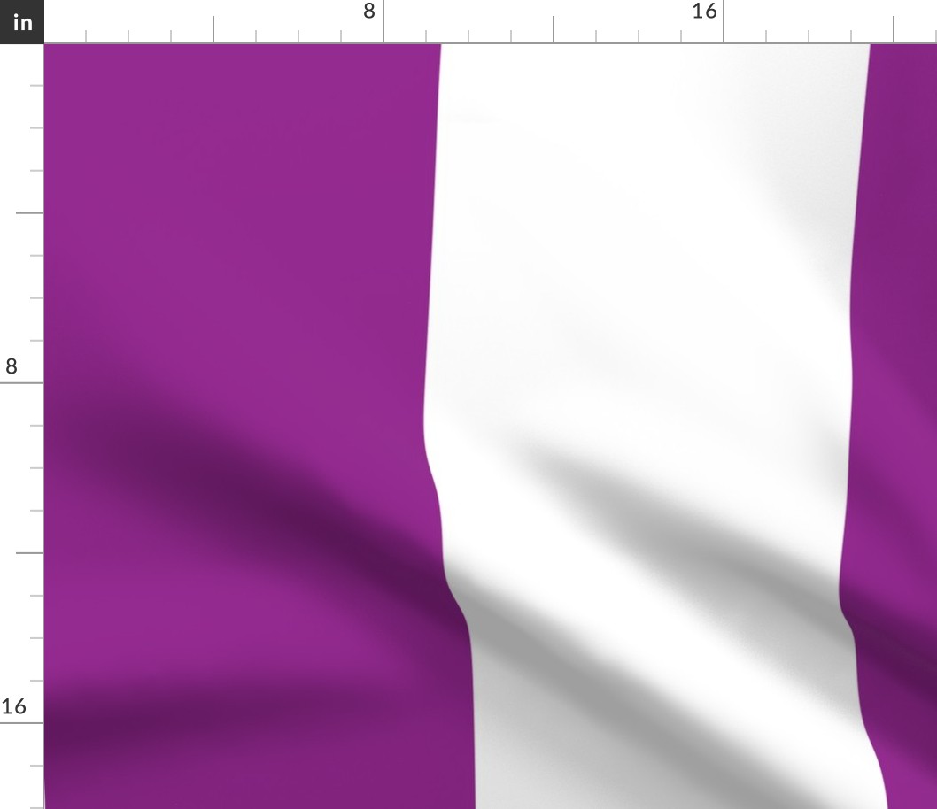 Giant Stripe Purple and White Vertical