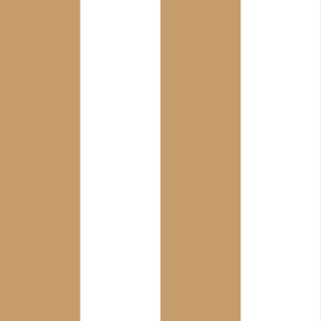 Giant Stripe Tan and White Vertical