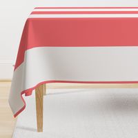 Giant Stripe Pink and White Vertical