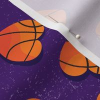 Basketball Love on Purple by ArtfulFreddy