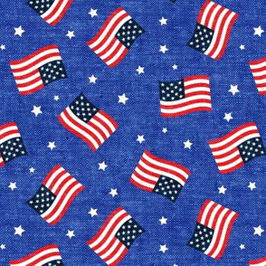 USA Flag Stars and Stripes - Showtime Fabrics