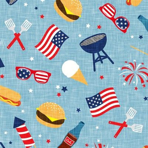 Cookout - Memorial Day/July 4th USA - blue - LAD20