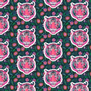 Pink Tigers Dark Small Scale