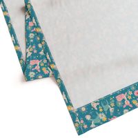 Darling Deer and Daisies (small size)
