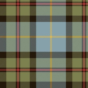 MacLeod of Assynt tartan  from 1906, olive variant, 6"