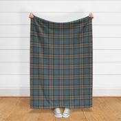 MacLeod Green or Hunting tartan, 8", grey weathered 