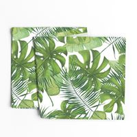 Watercolor Tropical Leaf Pattern