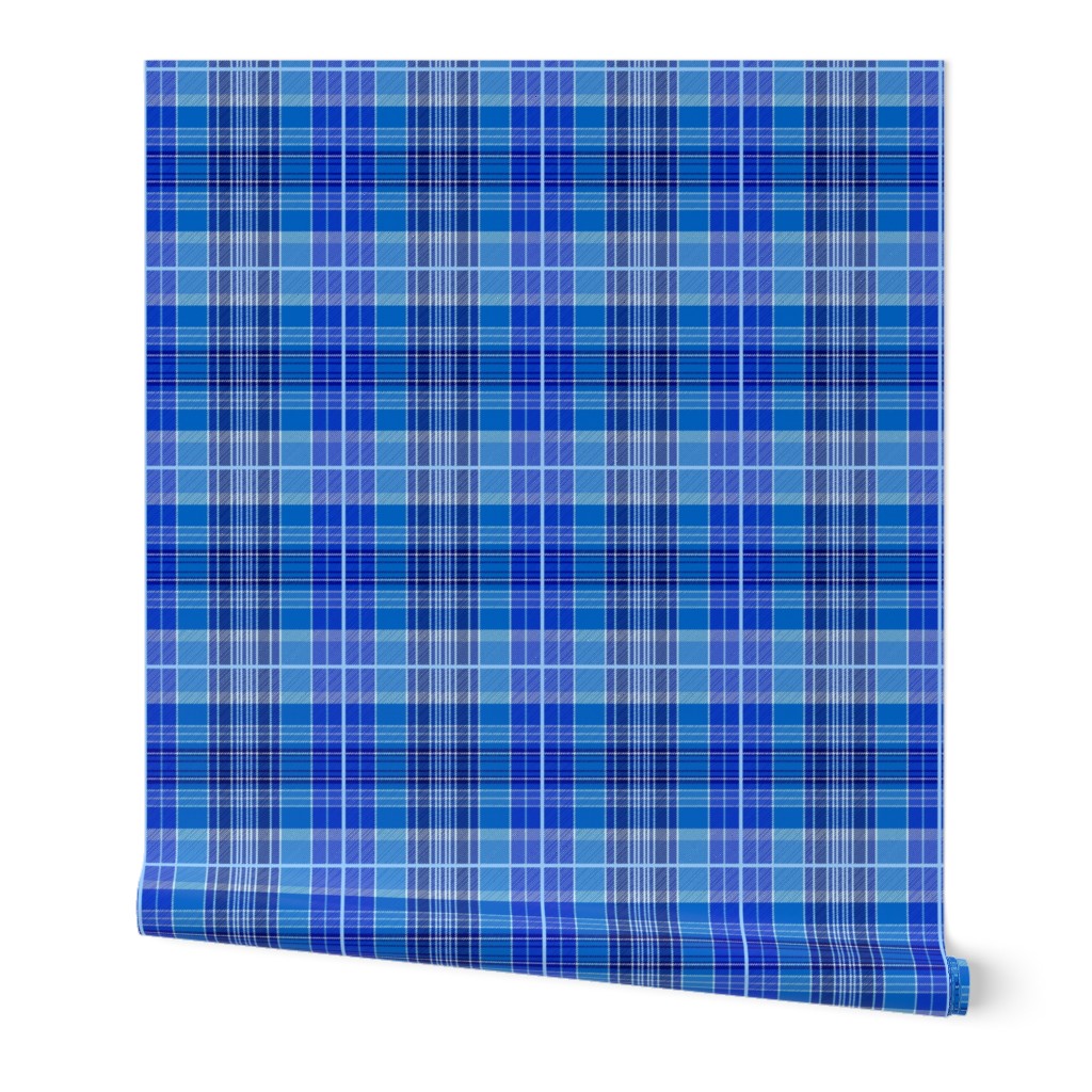 Cool Tartan in Classic Blue