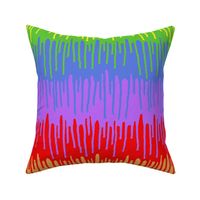 paint drips rainbow 24 inch