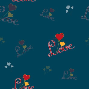 Valentine Love Collection Pattern