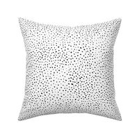Little cheetah baby animal print minimal small speckles and spots abstract wild cat fur monochrome black and white
