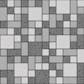 Mid Century tiles grays