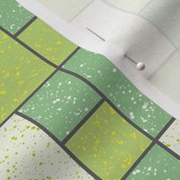 Mid Century tiles greens