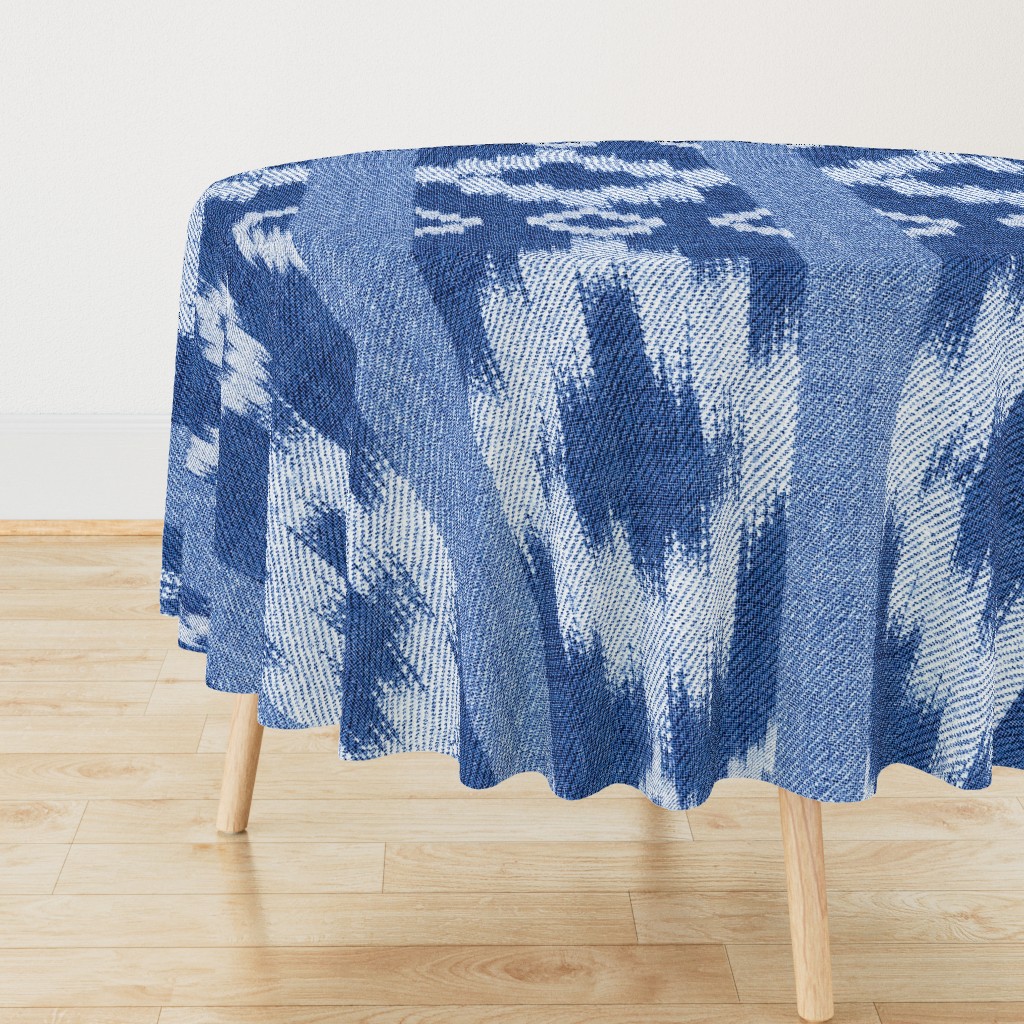 Indigo Ikat02 (Jumbo)