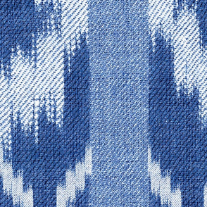 Indigo Ikat02 (Jumbo)