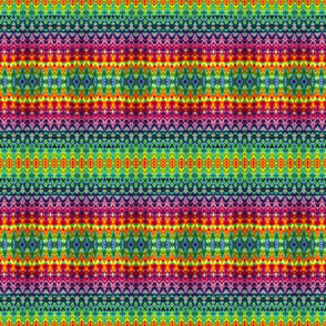 Vibrant Scoopy Rainbow Stripes