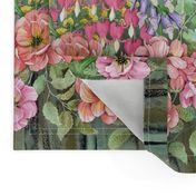 Le sacre du printemps watercolor flower bordure