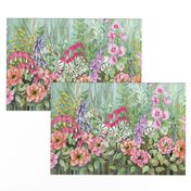 Le sacre du printemps watercolor flower bordure