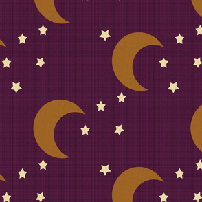 3 Crescent Moon and Stars