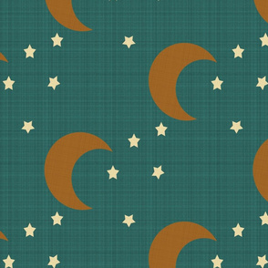 2 Crescent Moon and Stars