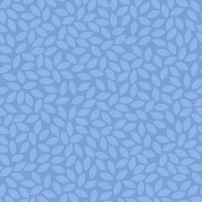 Spring Pale Blue Leaves On Sky Blue-XL