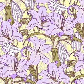 Lilac Light Summer Lilies