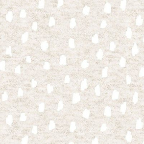 White speckle dot on oatmeal jersey texture