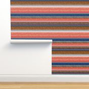 serape southwest stripes - blue/red - C20BS