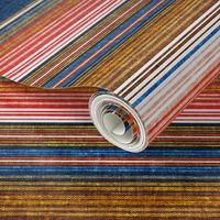 serape southwest stripes - blue/red - C20BS