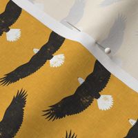 bald eagles - yellow  - LAD20